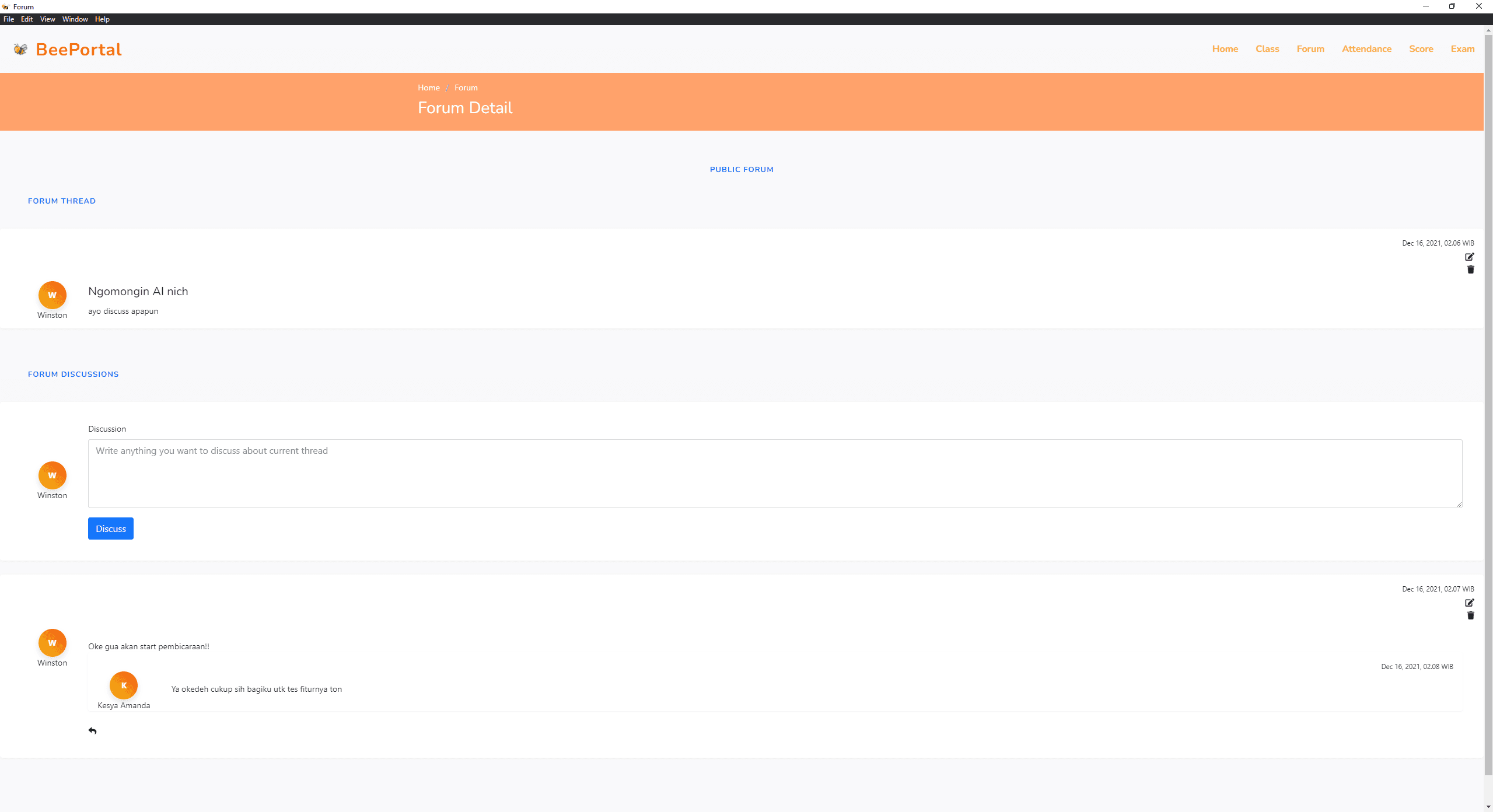 BeePortal image preview